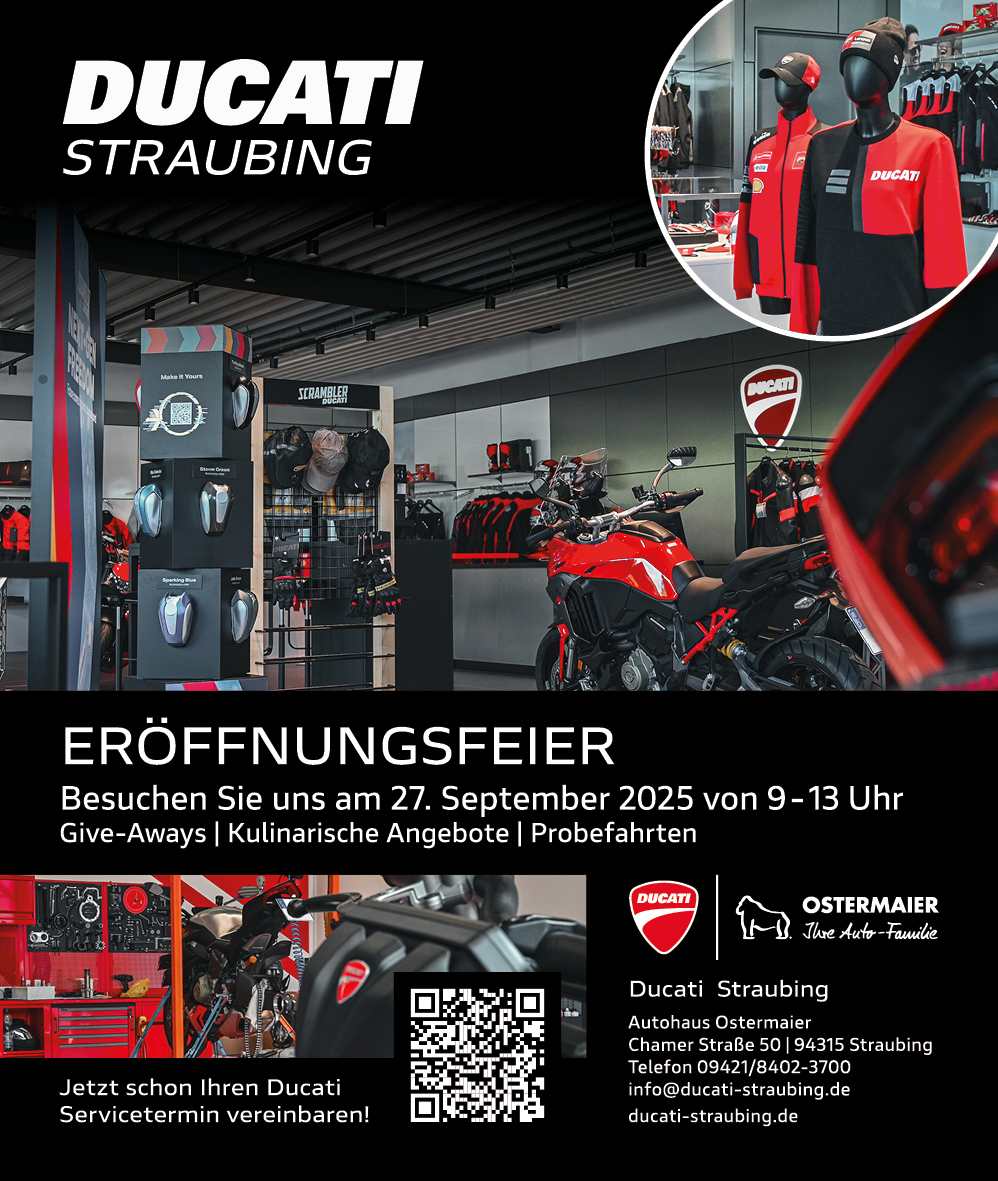 Ducati Straubing Eröffnungsfeier Flyer
