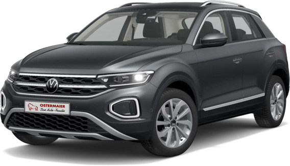 Der VW T-Roc in der 3D-Ansicht